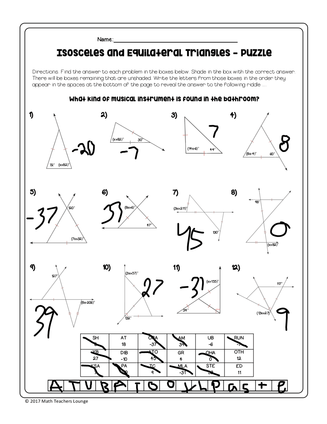 Special Right Triangles Worksheet Maze Pdf Special Right Triangles Worksheet Maze Pdf