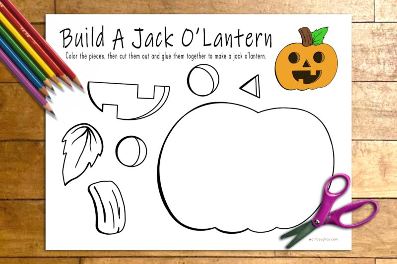 Printable Halloween Preschool Crafts