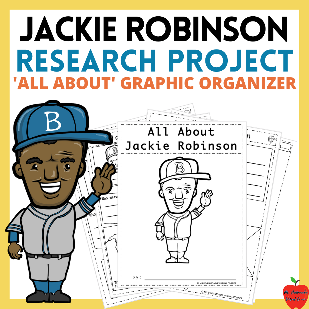 Jackie Robinson All About Research Project Graphic Organizer 