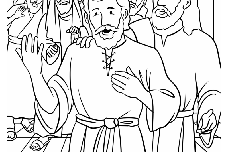 Jesus Heals On The Sabbath Maze Worksheets