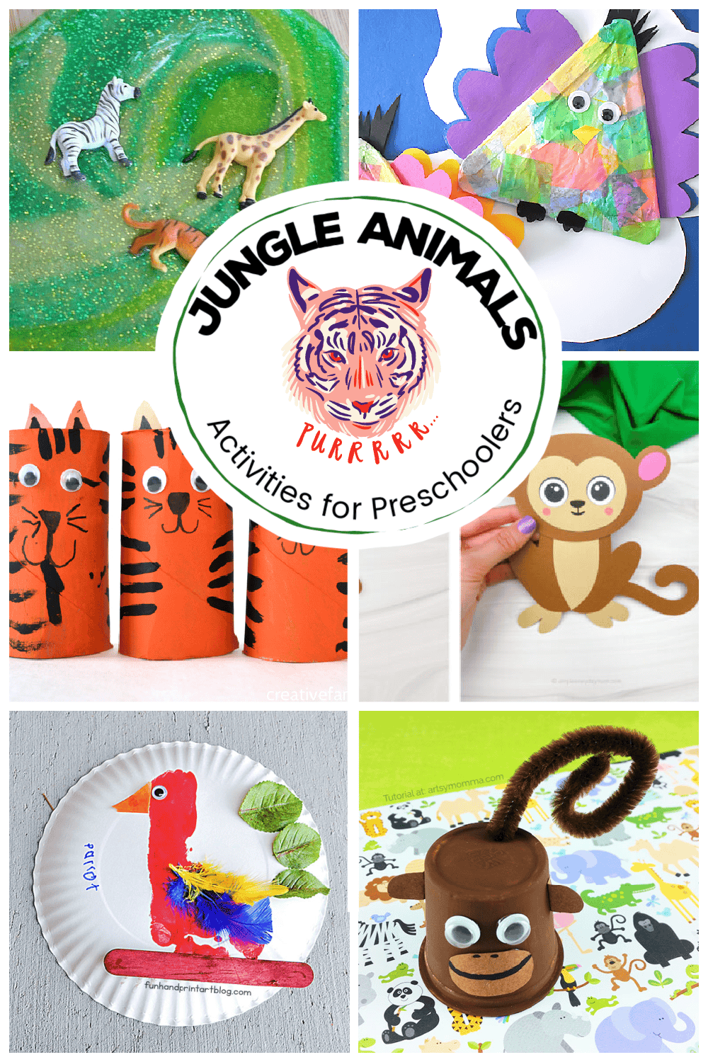 Jungle Theme Preschool Printables