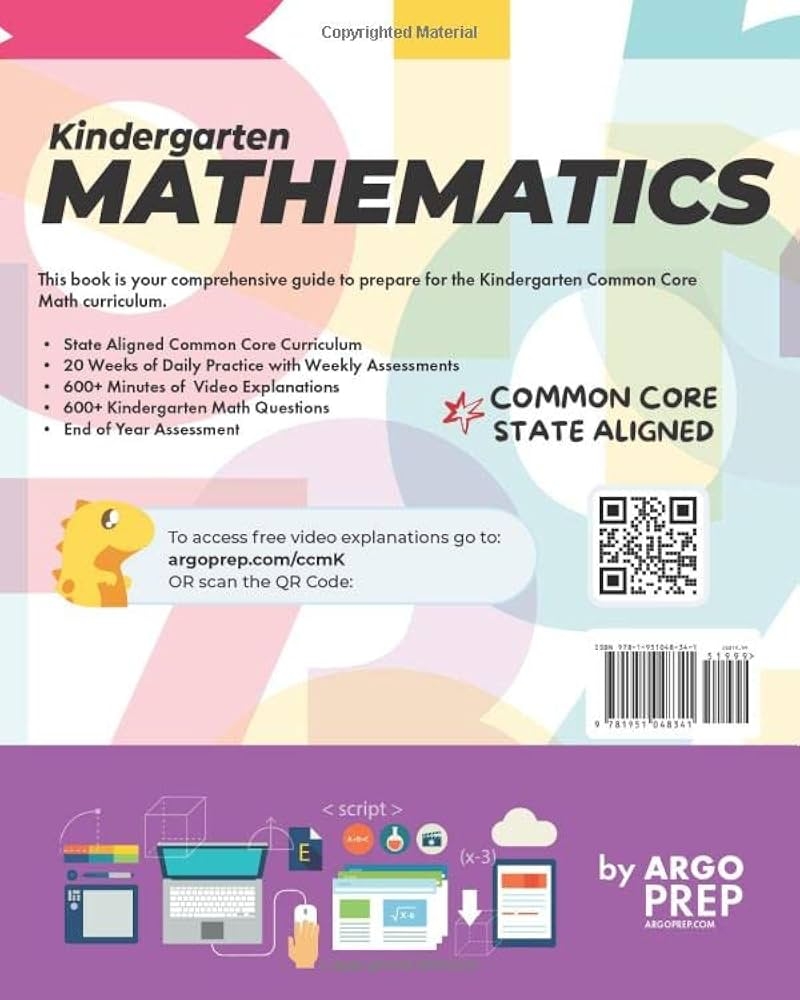 Kindergarten Common Core Math Daily Practice Workbook Book 