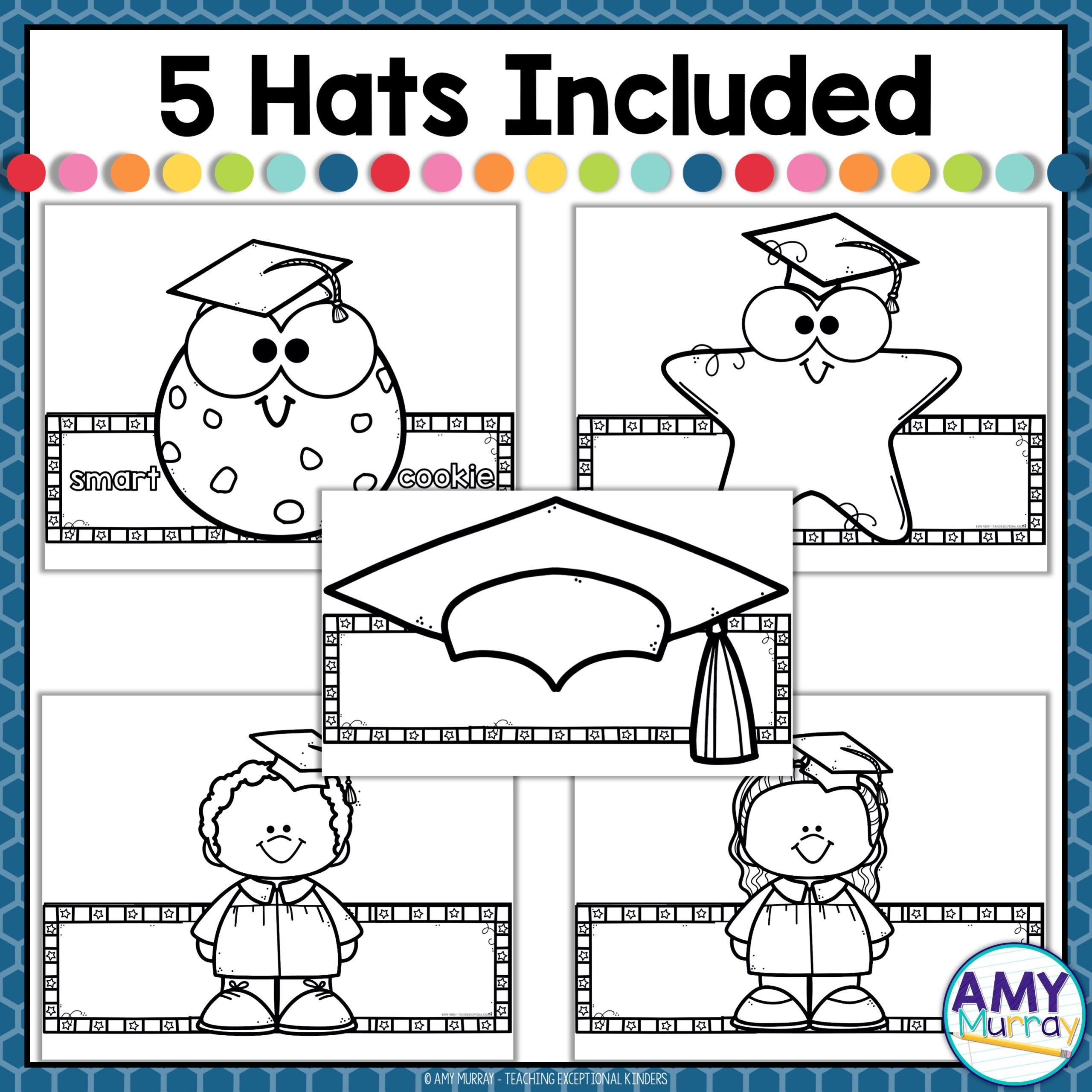 Kindergarten Graduation Hat With Editable Text Graduation Crown Teaching Exceptional Kinders Kindergarten Graduation Hat With Editable Text Graduation Crown Teaching Exceptional Kinders