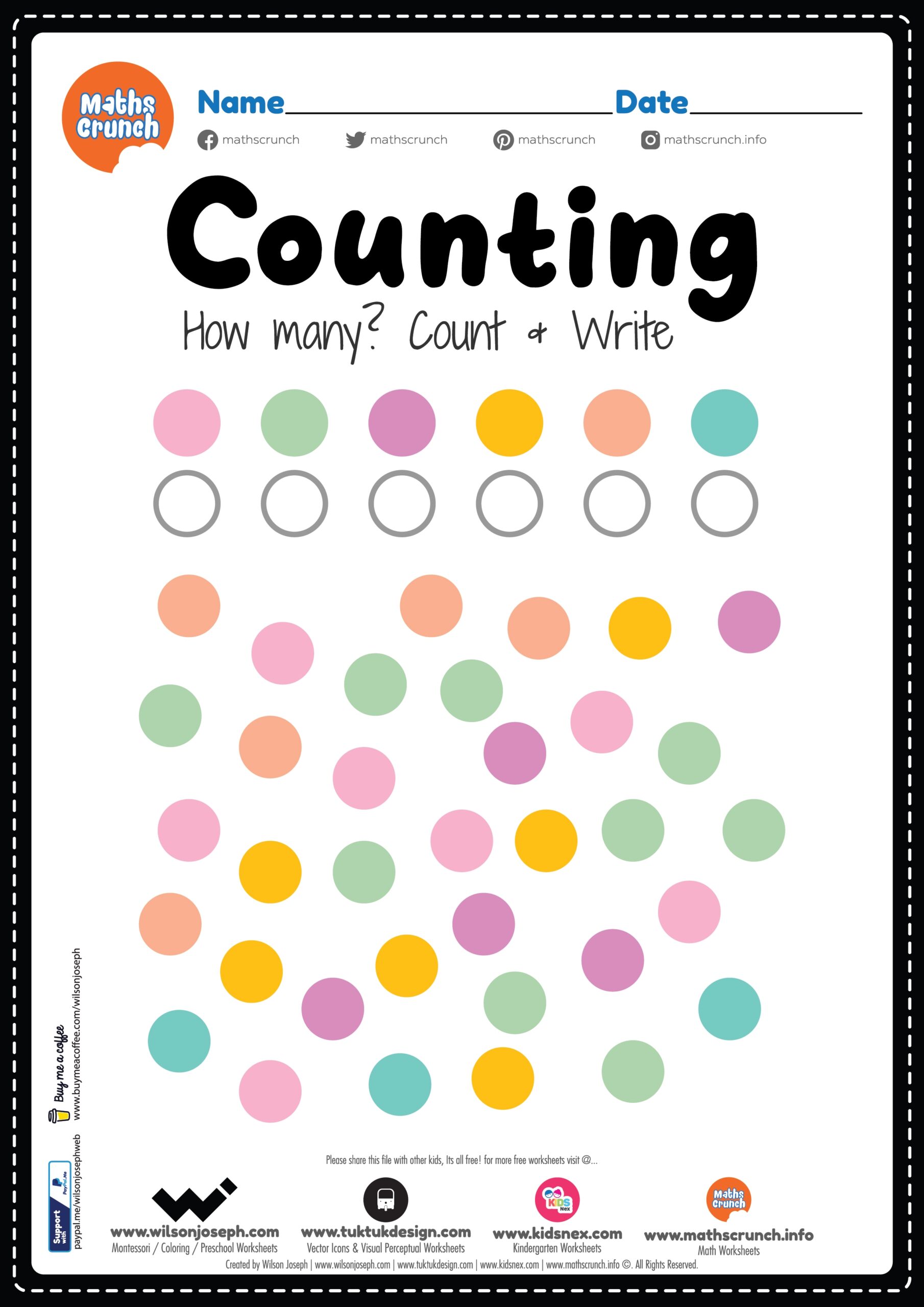 Kids Math Worksheets Kindergarten