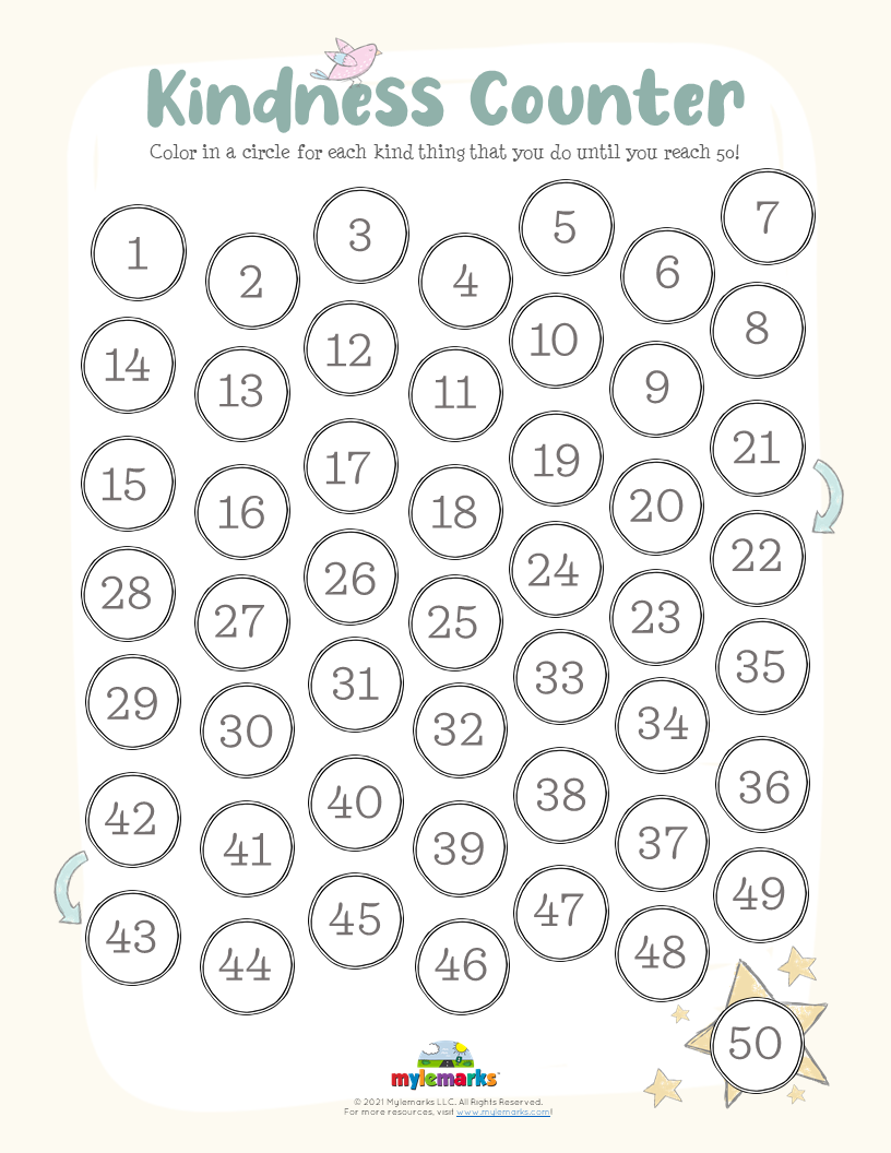 Kindness Worksheets Free Printable