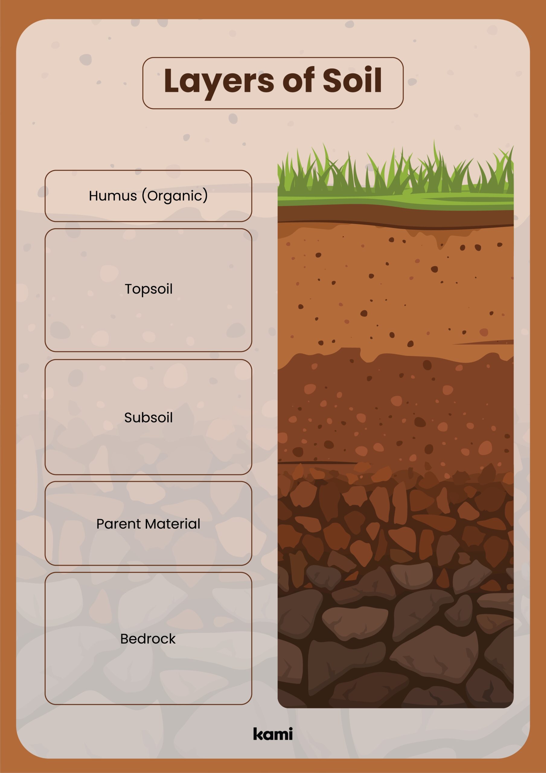 Layers Of Soil For Teachers Perfect For Grades 4th 5th 6th Worksheets Library