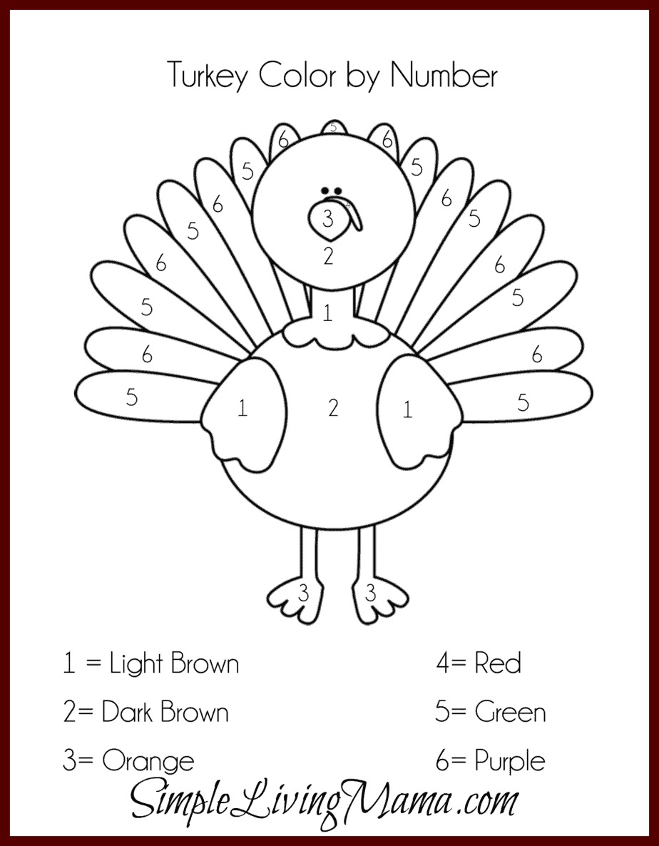 Thanksgiving Craft Preschool Printable