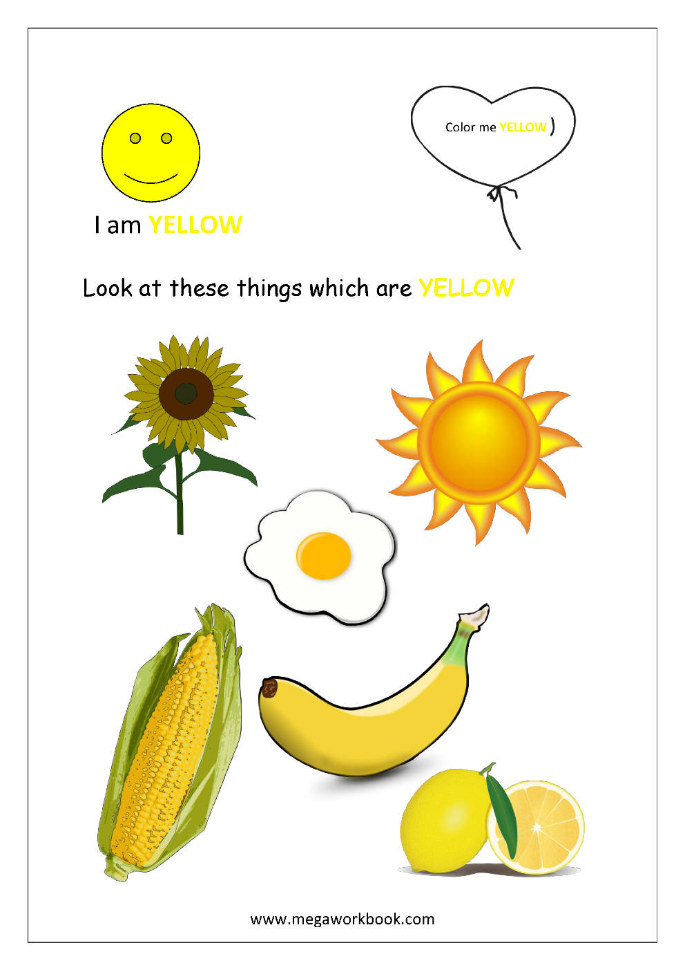 Learn Colors Learn Colors For Kids Learning Colors For Toddler Learn Colors Baby Learn Basic Colors Free Printables Red Things Blue Things Green Things Yellow Things Purple Things Orange
