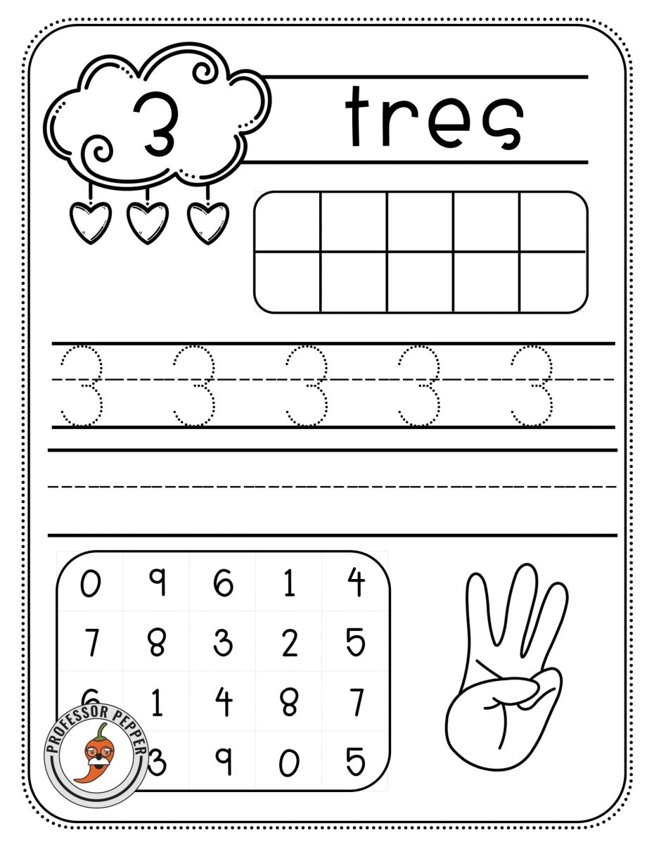 Printable Kindergarten Spanish Worksheets