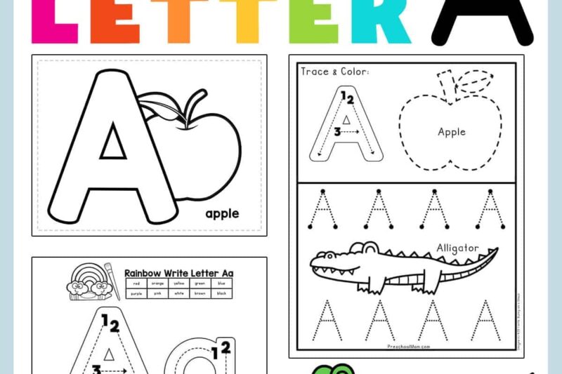 Printable Alphabet Worksheets Preschool