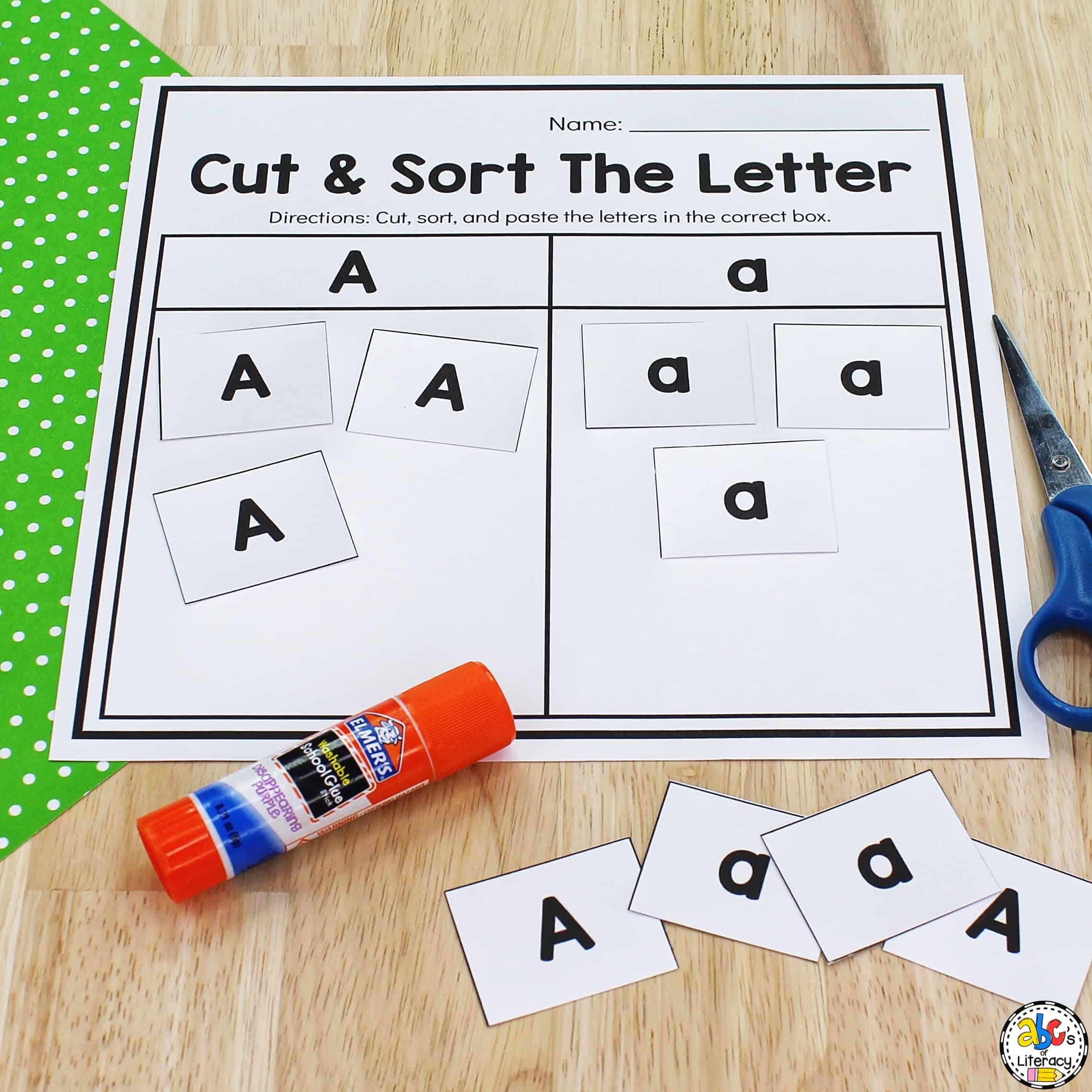 Letter A Worksheets For Kids Letter Recognition Activity Worksheets Library