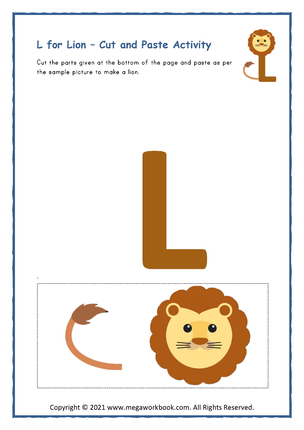 Letter L Worksheets Letter L Activities For Preschoolers Letter L Crafts Letter L Printables MegaWorkbook