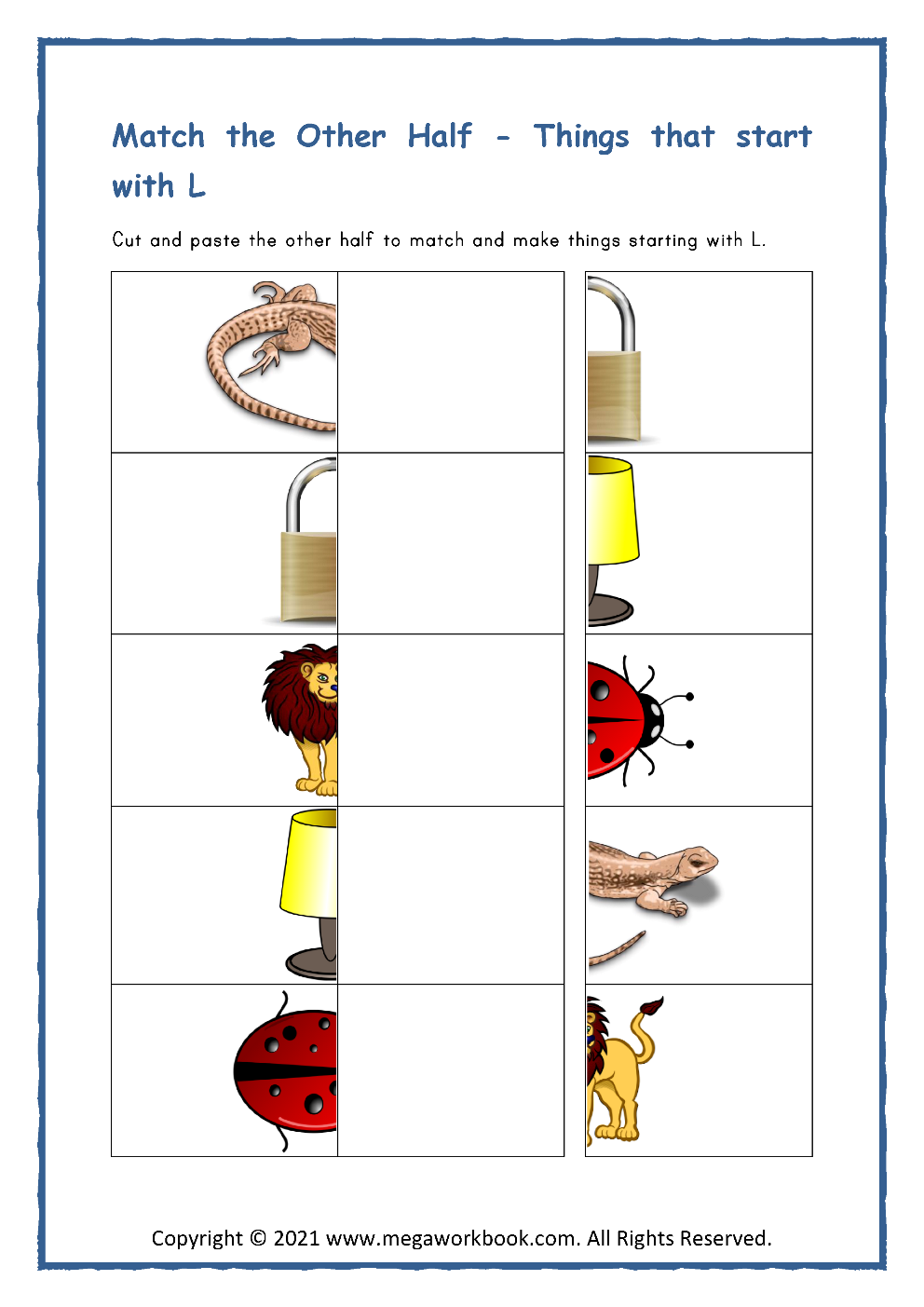 Letter L Worksheets Letter L Activities For Preschoolers Letter L Crafts Letter L Printables MegaWorkbook