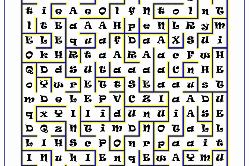 Vocabulary Maze Worksheet Maker