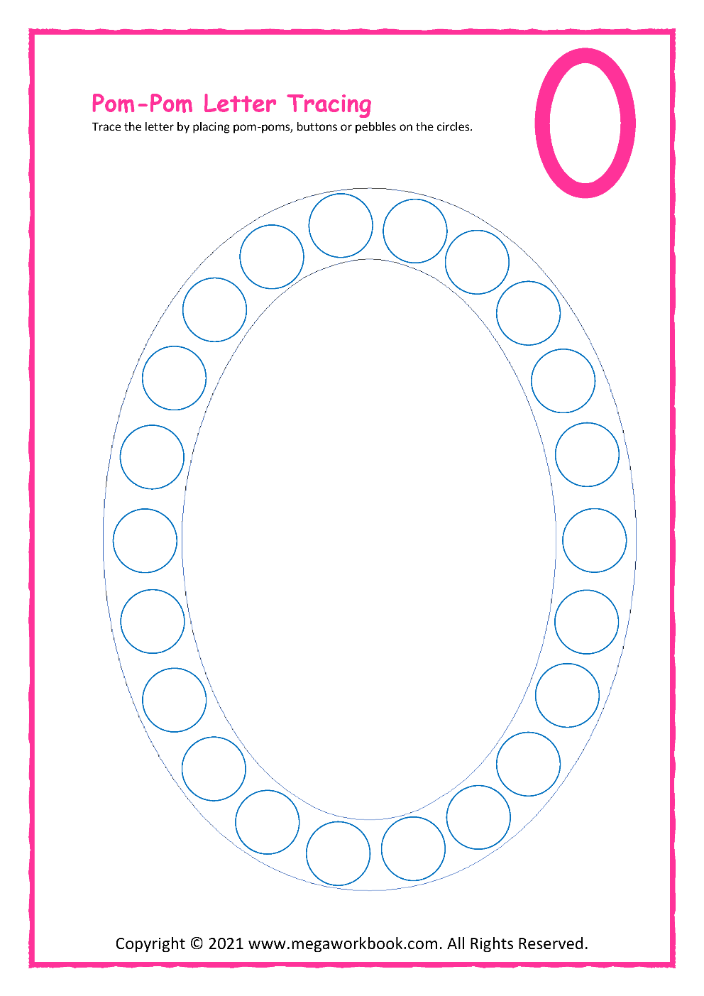 Letter O Preschool Printable