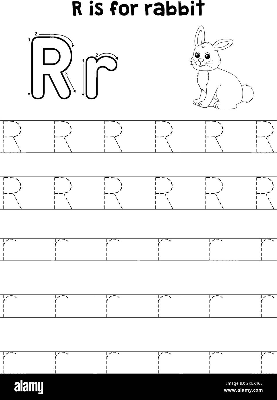 Lettre R Printable Preschool