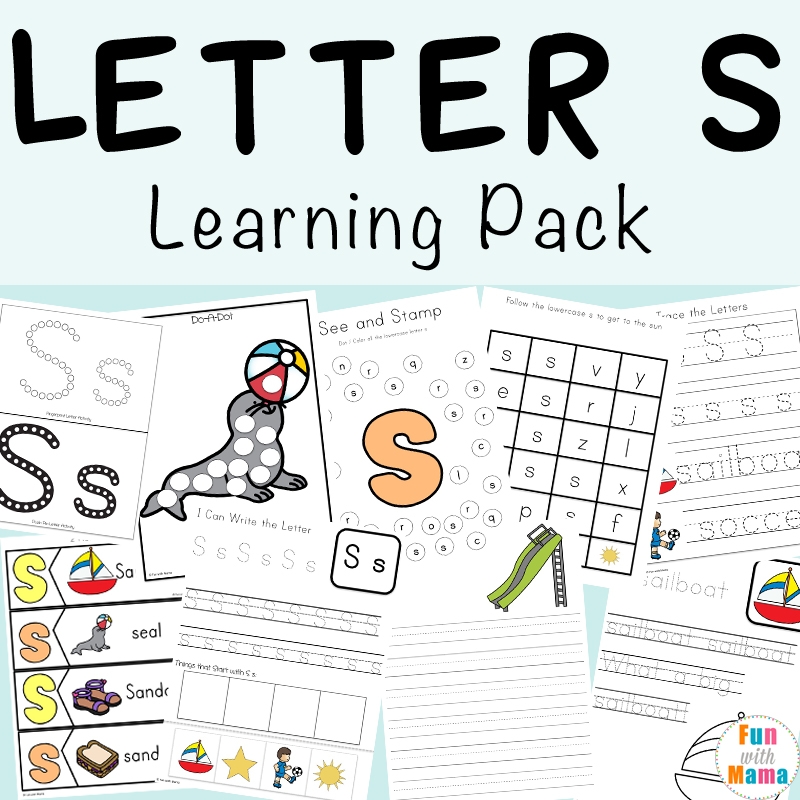 Letter S Worksheets Printables And Crafts Fun With Mama