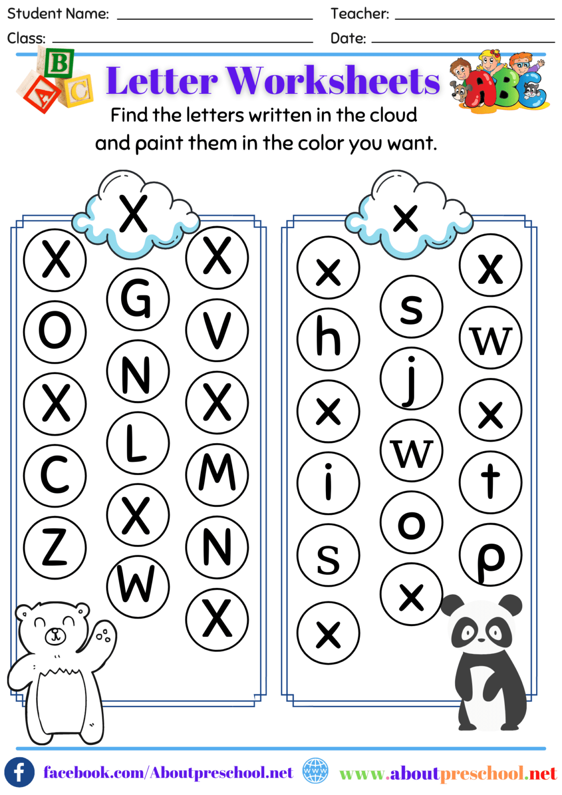 Letter T Printables For Preschool