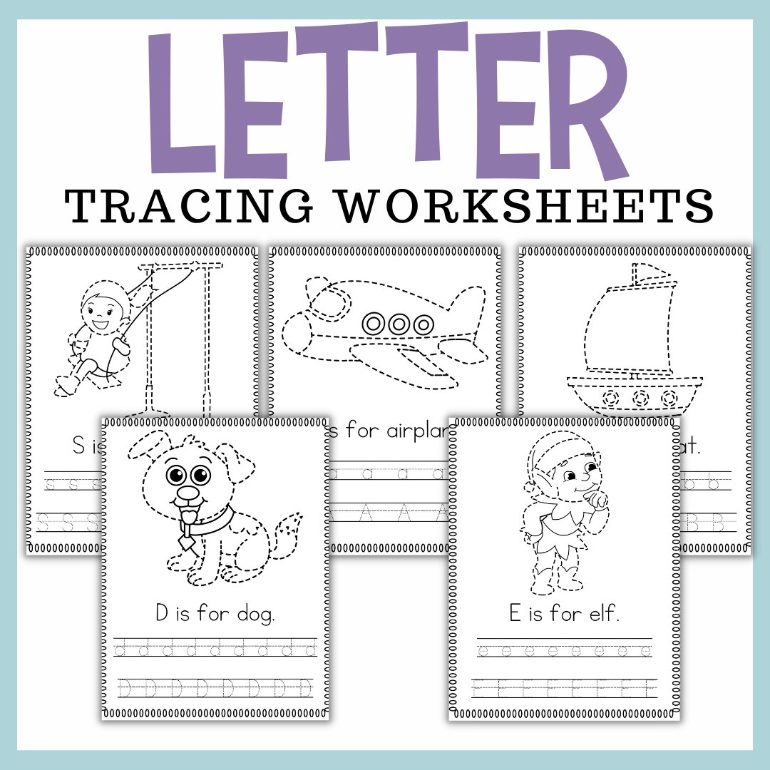 Letter Tracing Worksheets Sale