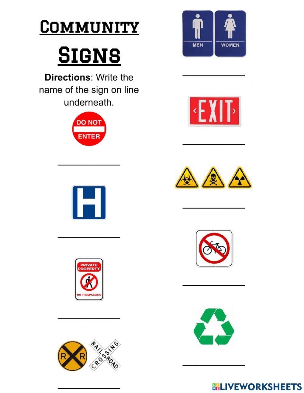 Preschool Safety Signs Printables Preschool Safety Signs Printables