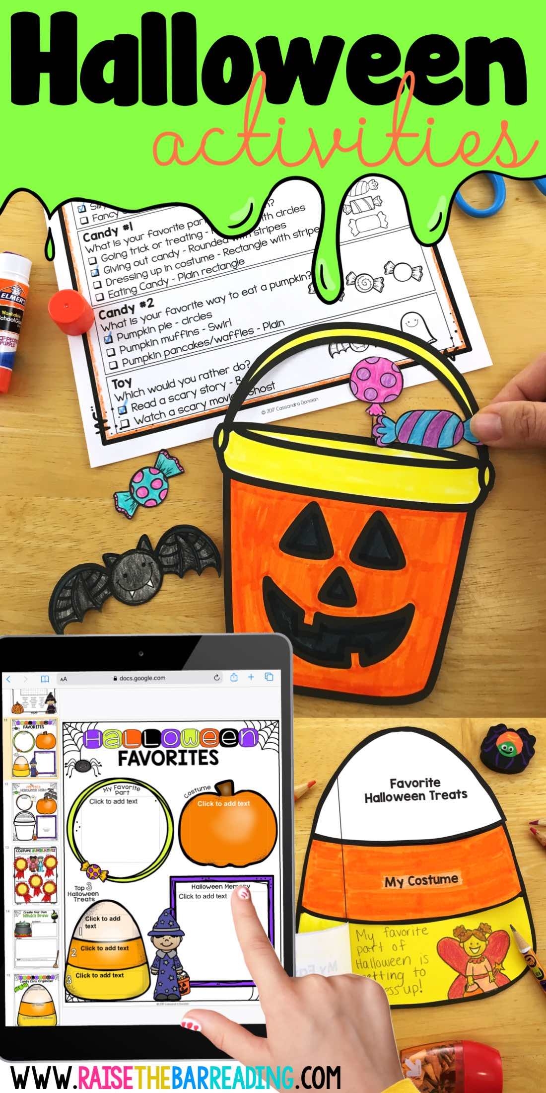 Halloween Printable Crafts For Preschoolers Worksheets Template Free