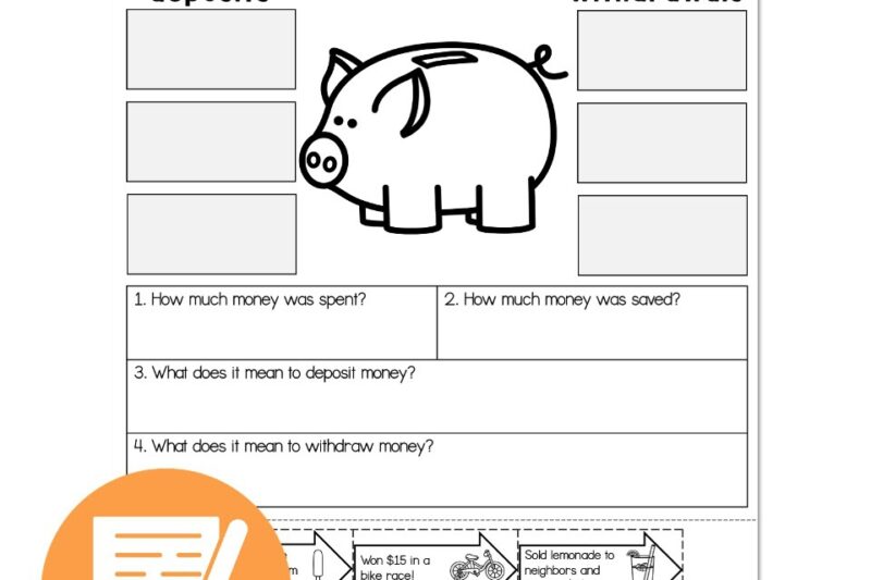 Free Printable Worksheets For Banking