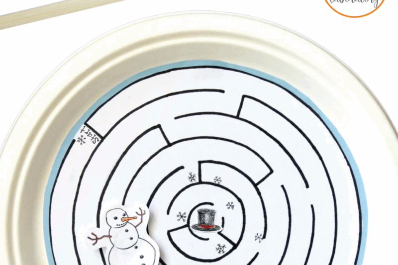 Magnetic Maze Worksheet