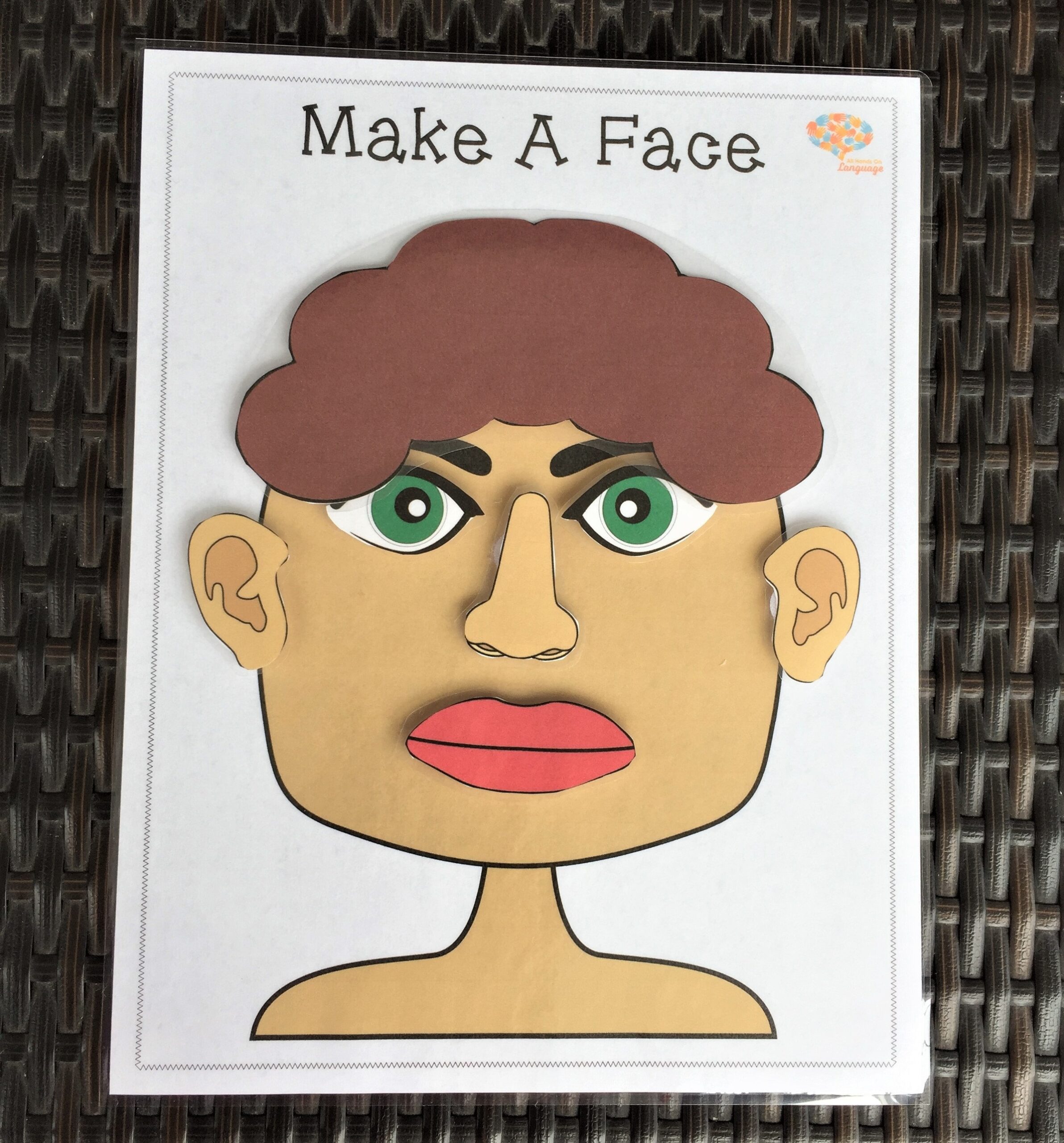 Make A Face Activity 2 Skin Tones Face Parts Eyes Nose Mouths Ears Hair Face Autism And Preschool Printable PDF Etsy