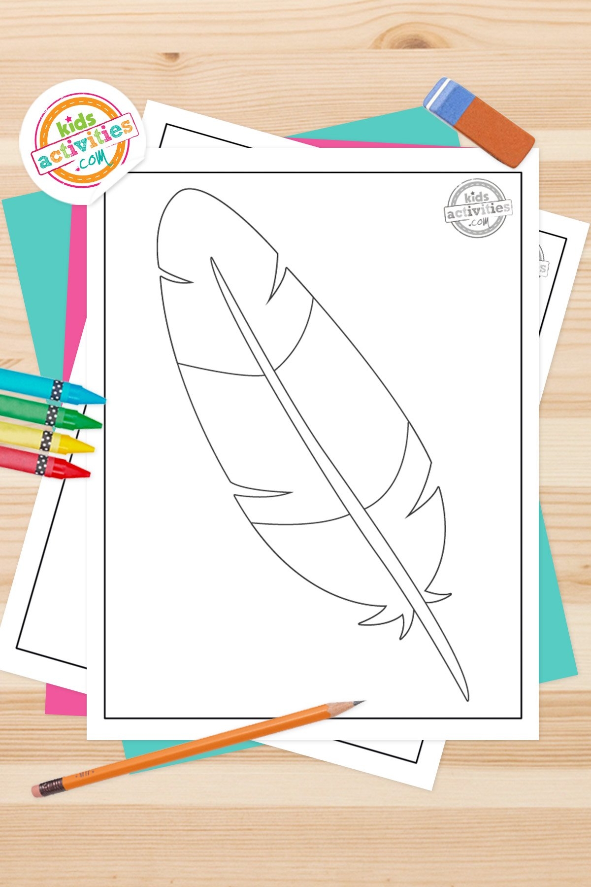 Make Thanksgiving Day Crafts With Turkey Feather Template Kids 