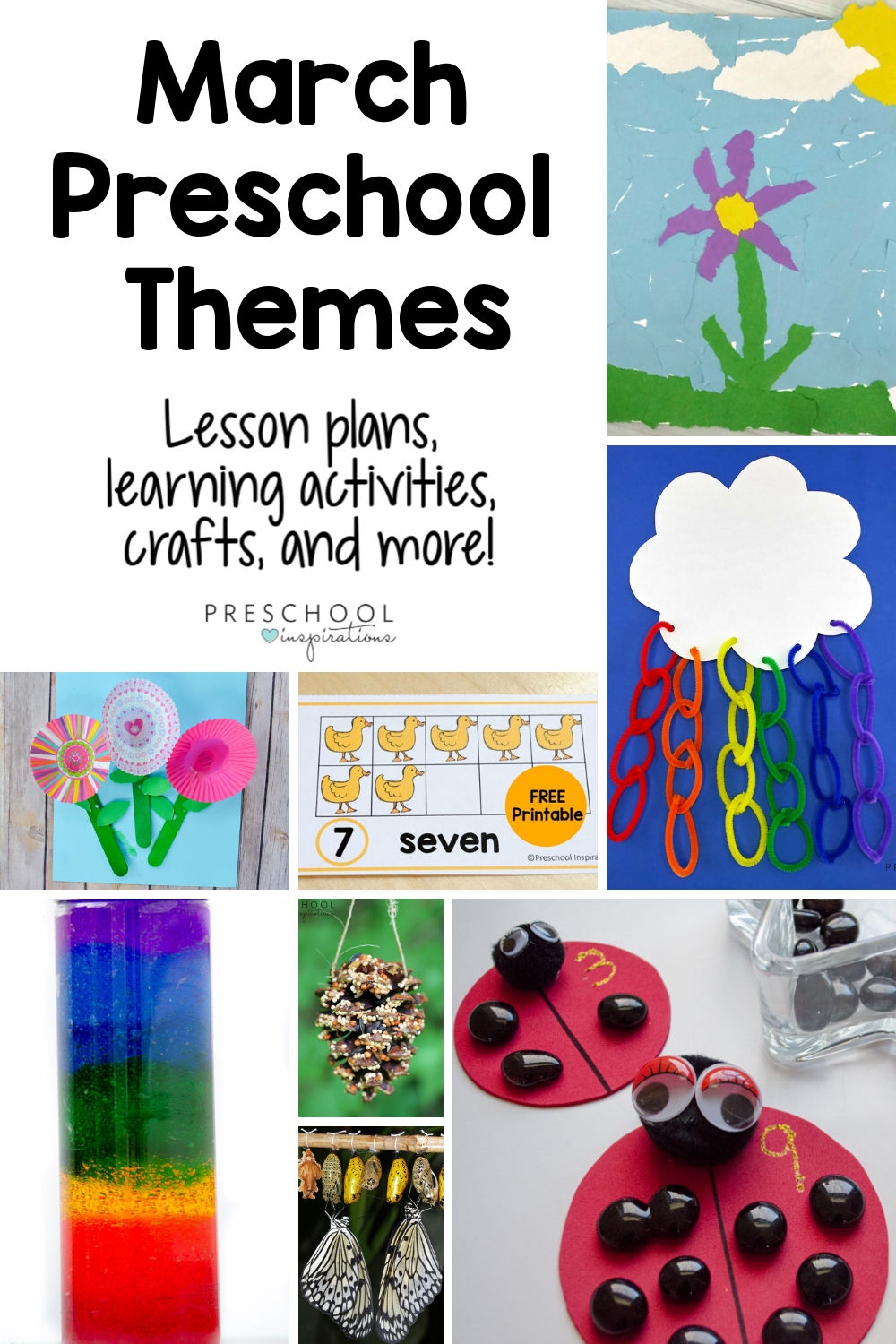March Preschool Crafts Printable
