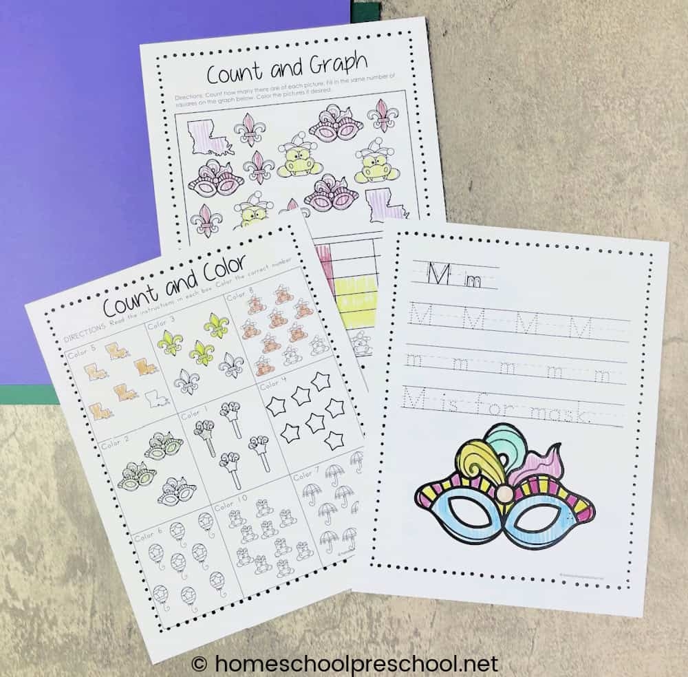 Mardi Gras Worksheets For Kids Fun And Educational Activities