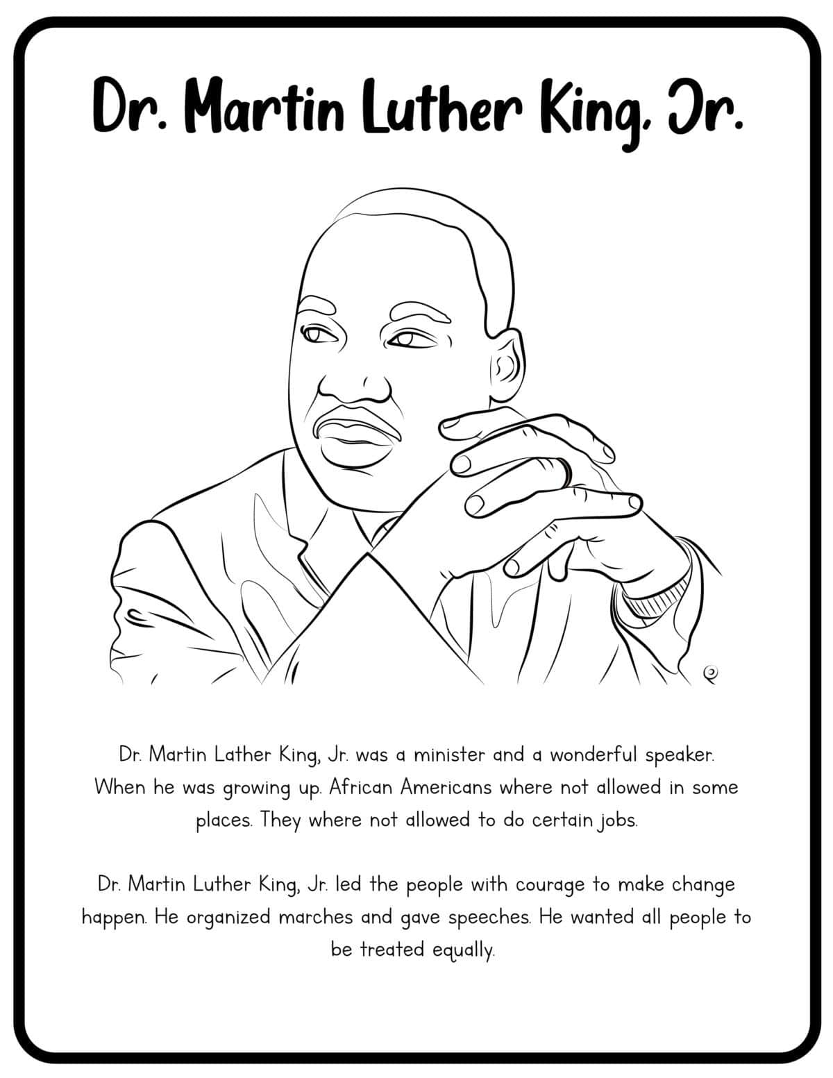 Martin Luther King Jr Worksheets Free Printables Frugal Mom Eh Martin Luther King Jr Worksheets Free Printables Frugal Mom Eh
