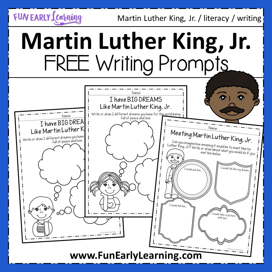 Mlk Preschool Printables Mlk Preschool Printables