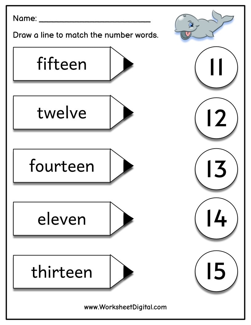 Match The Word And Number Worksheet Numbers 1 30 Large Numbers Print Preschool Kindergarten Homeschool Homework Reading Numbers 1 30 Etsy Finland