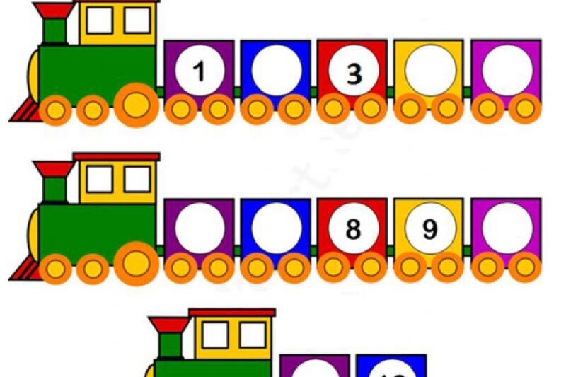Kindergarten Math Worksheet Number 12