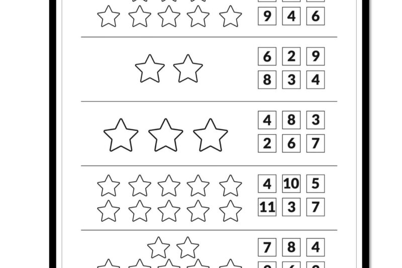 Fun Math Activities Worksheets For Kindergarten