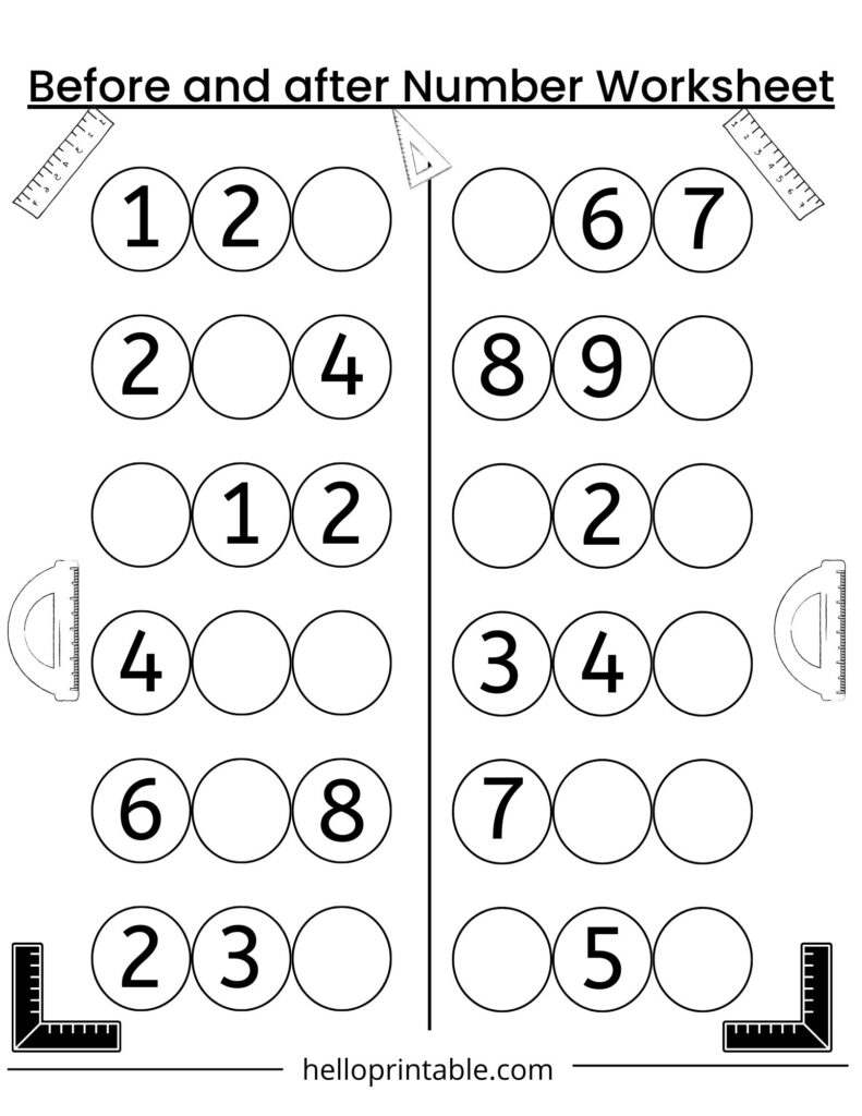 Preschool kindergarten math worksheets worksheets template free