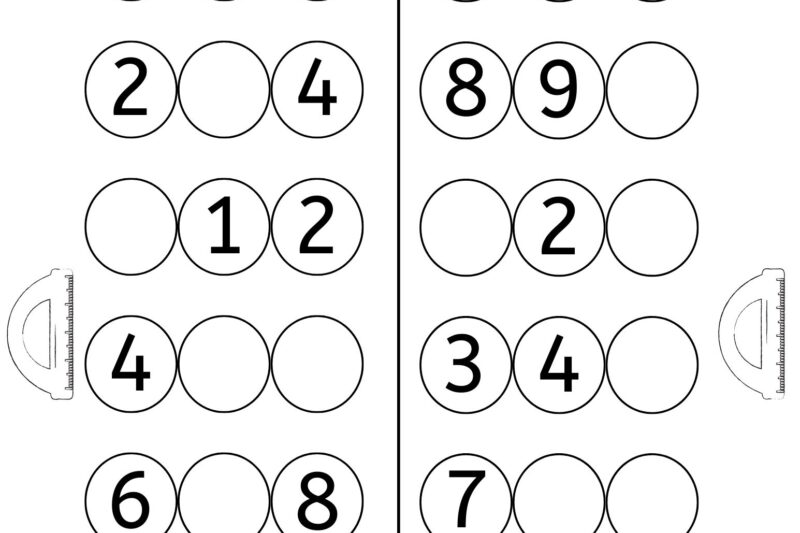 Math With Someone Kindergarten Worksheet