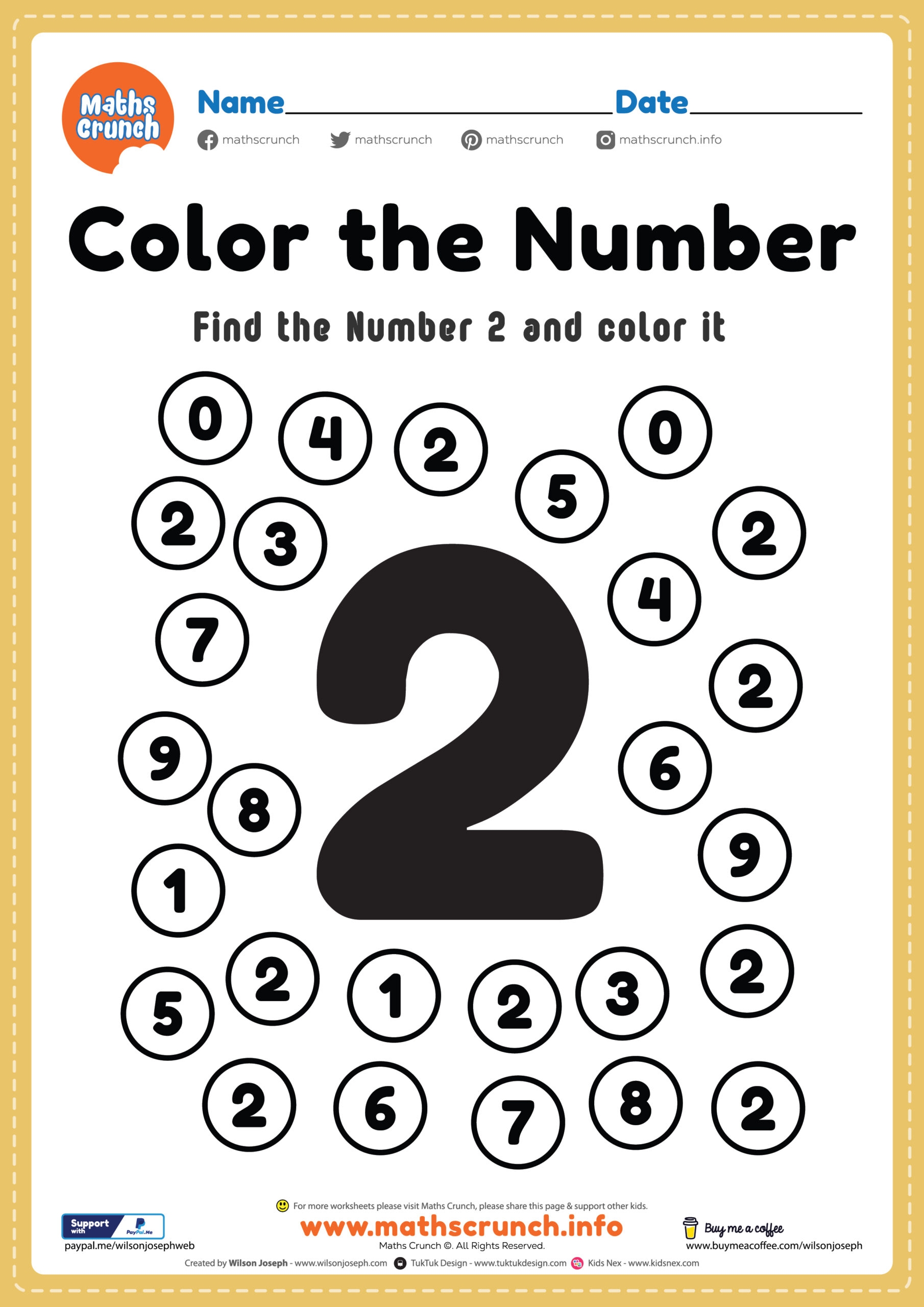 Math Worksheets Free Printable Preschool