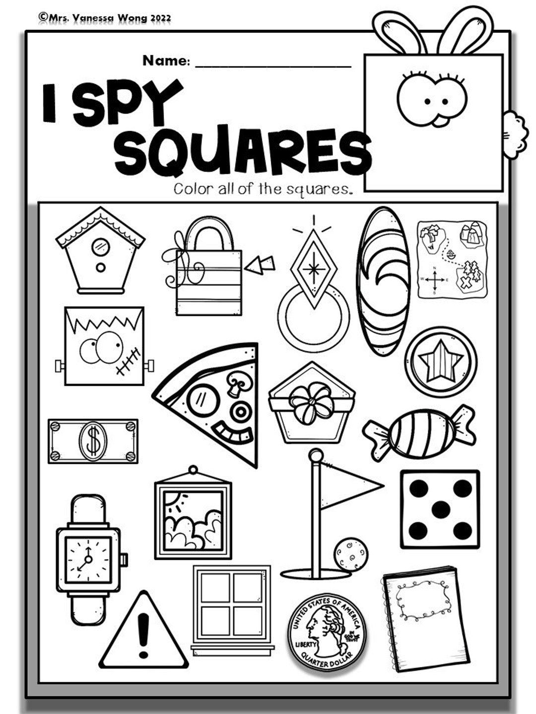 Math Worksheets Shapes Activities And Worksheets Bundle For Kindergarten Homeschooler Shape Worksheets Etsy