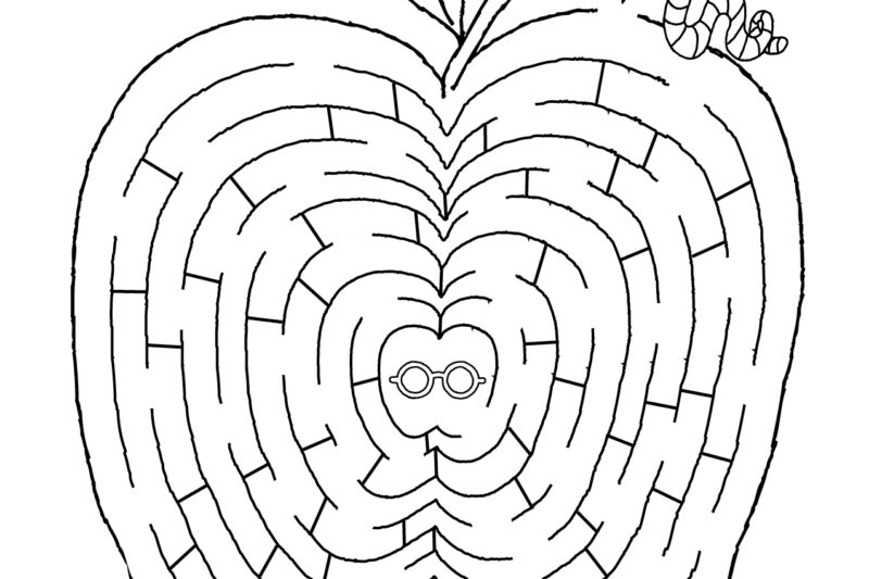 School Maze Worksheet