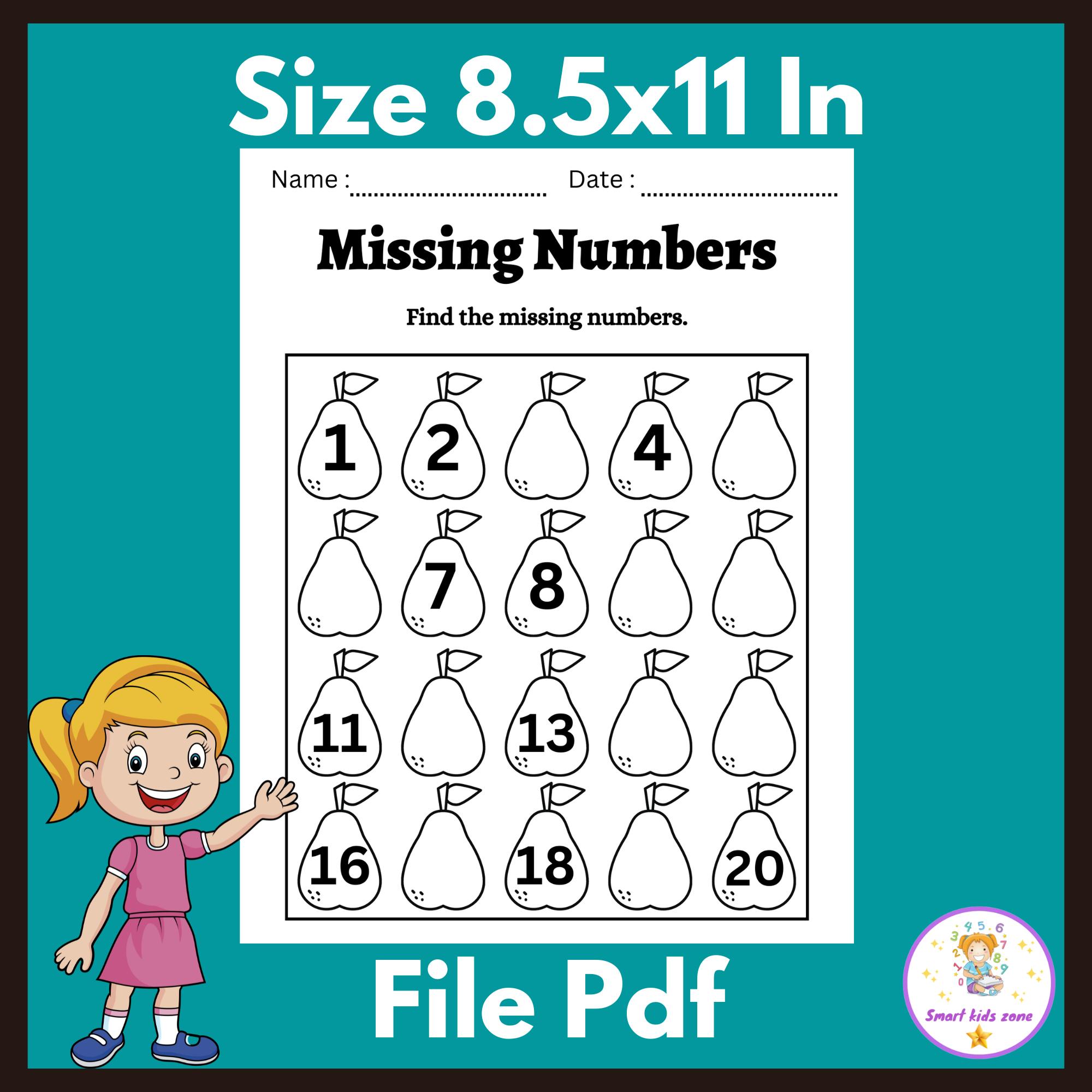 Kidzone Preschool Printables