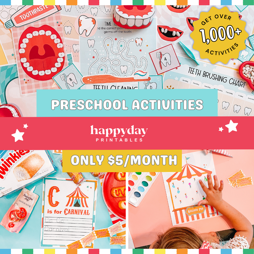 Monthly Digital Membership Happy Day Printables