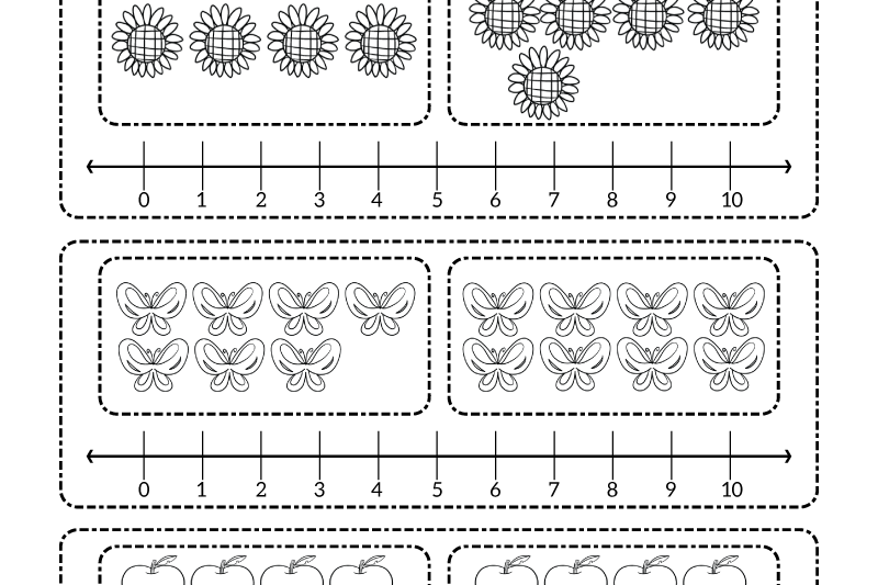 More Or Less Worksheets Kindergarten Free