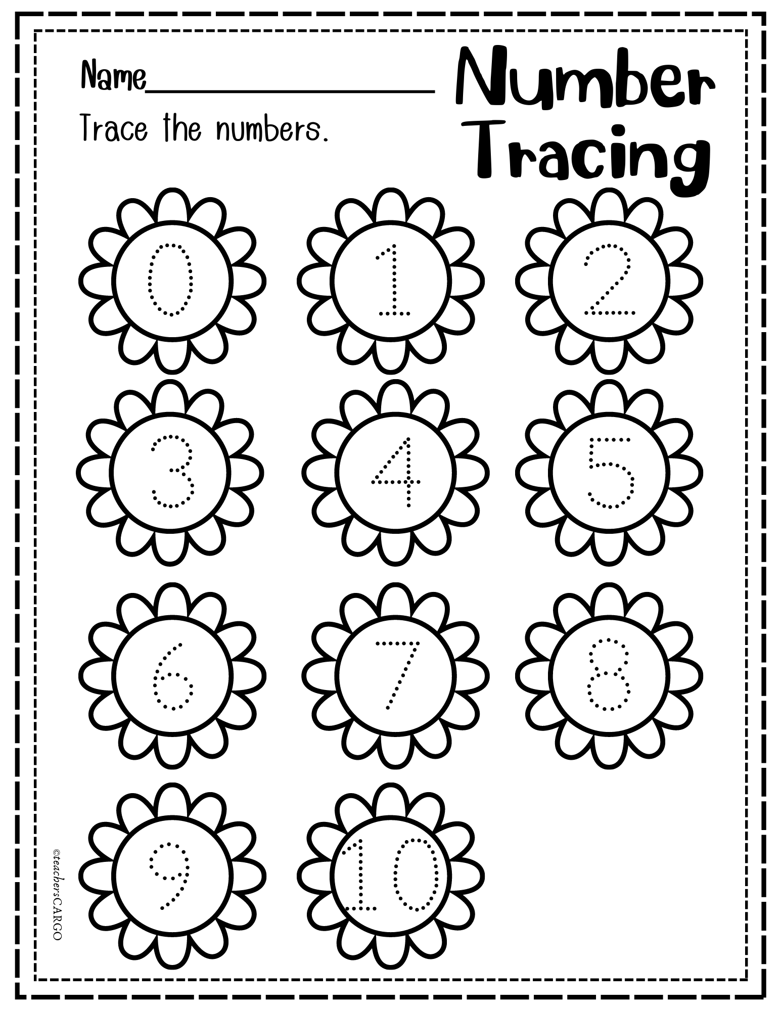 Preschool Morning Work Printables