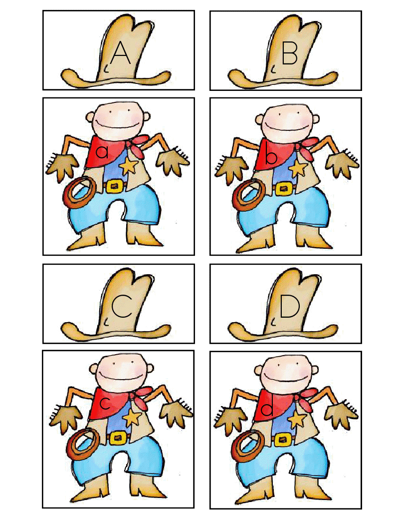Mrs Home Ec Western Cowboy Preschool Printables