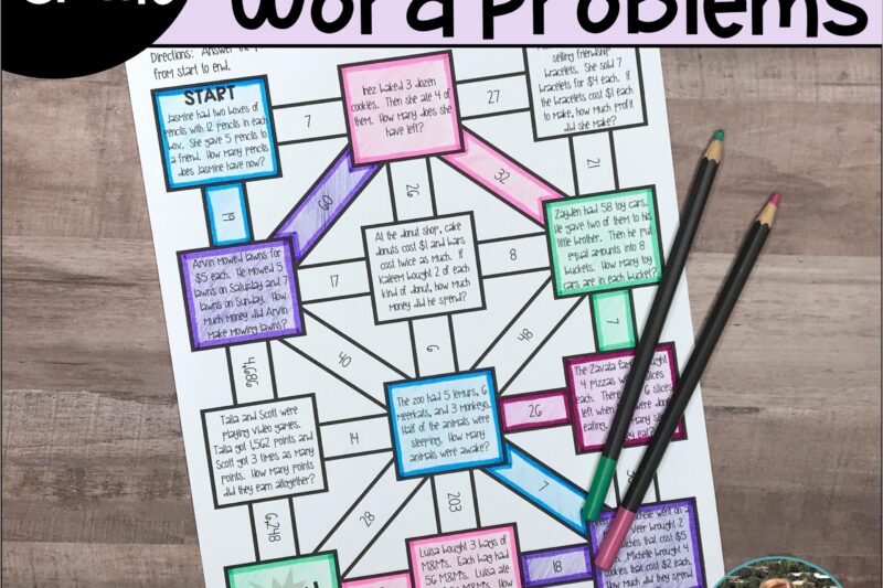 Systems Word Problems Maze Worksheet Gina Wilson