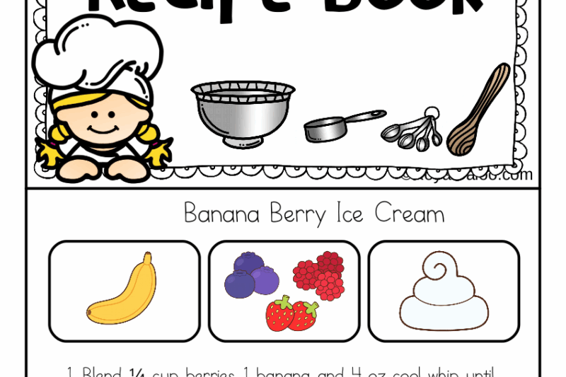 Printable Preschool Recipes With Pictures