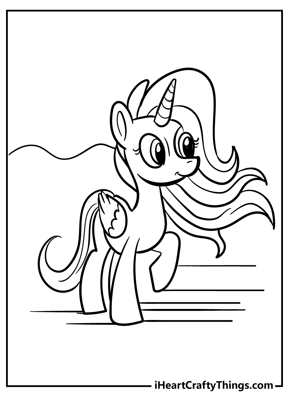 My Little Pony Coloring Pages 100 Free Printables Worksheets Library