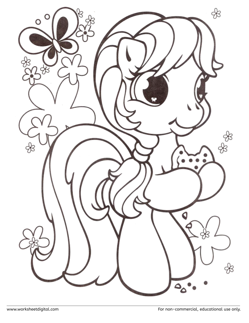 My Little Pony Worksheet Digital 1 Teacher Made Resources
